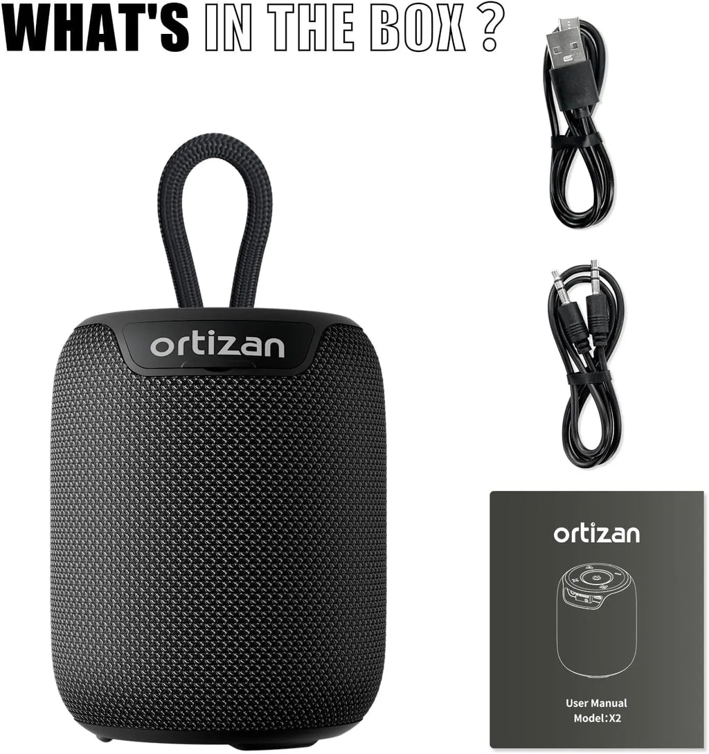 Bluetooth Speakers, 15W Portable Speakers Bluetooth Wireless V5.3 with Stereo Sound, Active Extra Bass, IPX7 Waterproof Shower Lootquake LLC