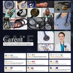 Carent Black Cardiology Dual Stethoscope