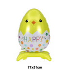 Easter Bunny Inflatables Balloon Decorations Standing Carrot Balloons Cute Carrot Rabbit Happy Easter Party Birthday Decorations Lootquake LLC
