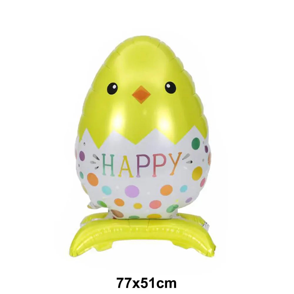 Easter Bunny Inflatables Balloon Decorations Standing Carrot Balloons Cute Carrot Rabbit Happy Easter Party Birthday Decorations Lootquake LLC