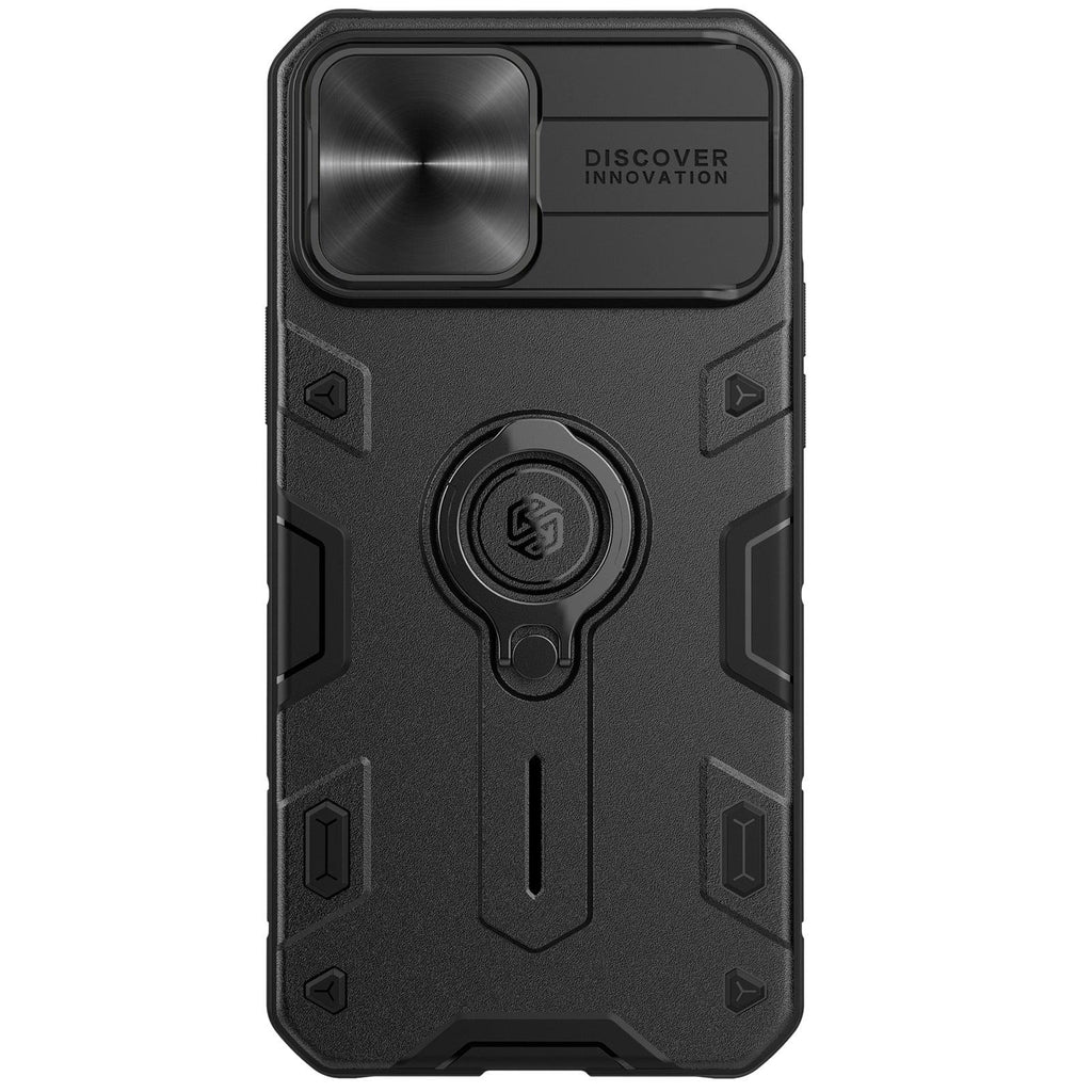 Slide Camera Lens Cover And Kickstand Ring Holder Heavy Duty Case iPhone 13 Pro Max Case iPhone 13 Mini Case With Ring Stand Camera Protection Slide Cover Stevvex