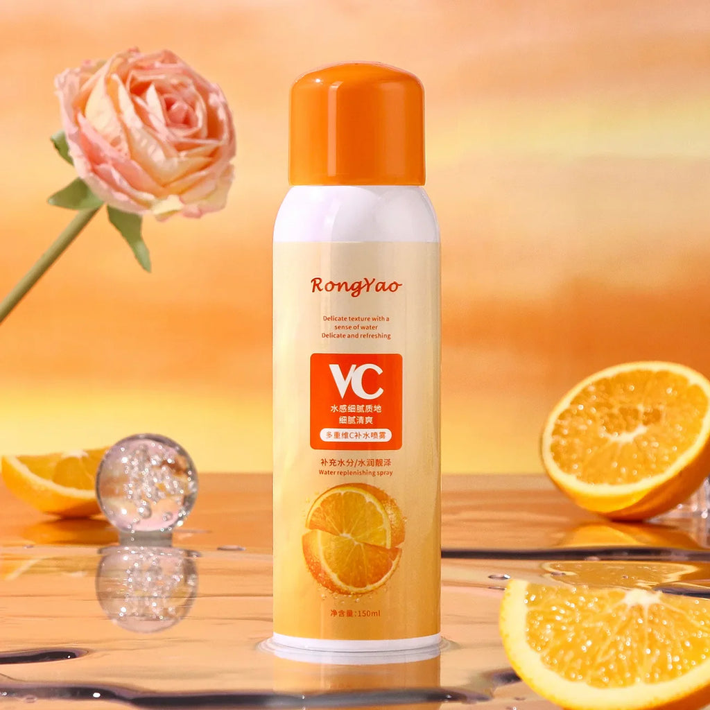 Vitamin C Hydrating Spray Refreshing Makeup Front Base Soothing Moisturizing Vitamin C Hydrating Spray Lootquake LLC