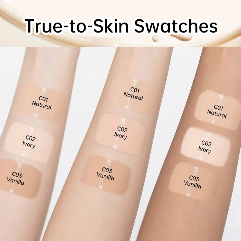Catkin Phoenix Cushion Foundation Full Coverage, Sheer Satin Finish, Refill Included, Light Beige Lootquake LLC