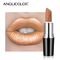 Fine Glitter Lipstick, Quicksand Gold Lipstick Non-sticky Non-fading Lipstick Pearlescent Long-lasting Silky Mermaid Lipstick Lootquake LLC