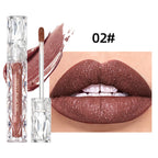 QIBEST Waterproof Diamond Shimmer Glitter Lipgloss Matte Liquid Lipstick Shiny Pearl Lip Glaze Long Lasting LipTint Women Makeup Lootquake LLC