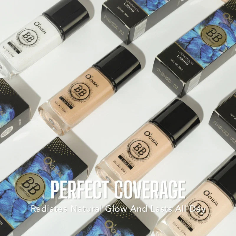 Full Coverage Foundation - Waterproof, Long-Lasting, Matte Finish, Ideal for Hiding Dark Circles Natural Look - All Skin Types Lootquake LLC