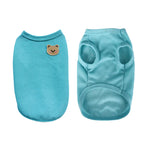 Pet Clothes Spring Summer Cat Dog T-shirt Breathable Waffle Vest Puppy Kitten Pet Supplies Chihuahua French Bulldog Clothing Pi-Mart