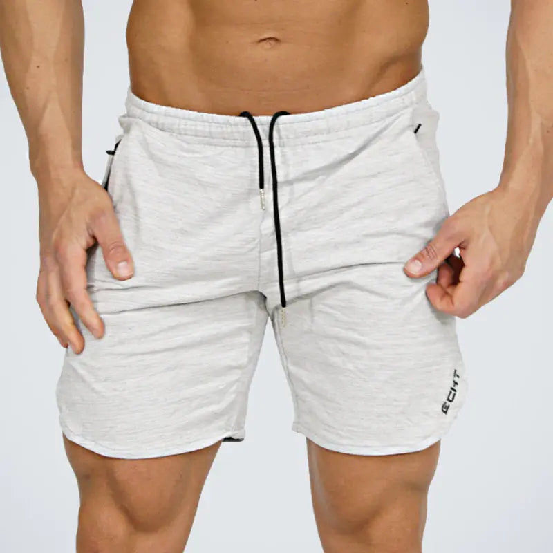 Cotton Casual Shorts Men Gym Fitness Running Sportswear - SJB-DIAMOND ELITES