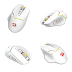 Redragon M690 PRO Wireless Gaming Mouse 8000 DPI Wired Mouse Rapid Fire Key 8 Macro Buttons for PC/Mac/Laptop, Black/White Mouse Lootquake LLC