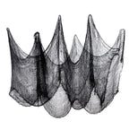 2M/4M Halloween Decorations Black Creepy Gauze Cloth Window Table Door Net Spooky Fancy Dress Party Haunted House Wall DIY Decor