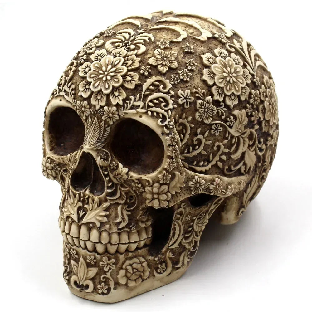 Home Decor Resin Craft Plum Blossoms Sculptures Garden Statues Creative Art Carving Statue Medical Skull Model Lootquake LLC