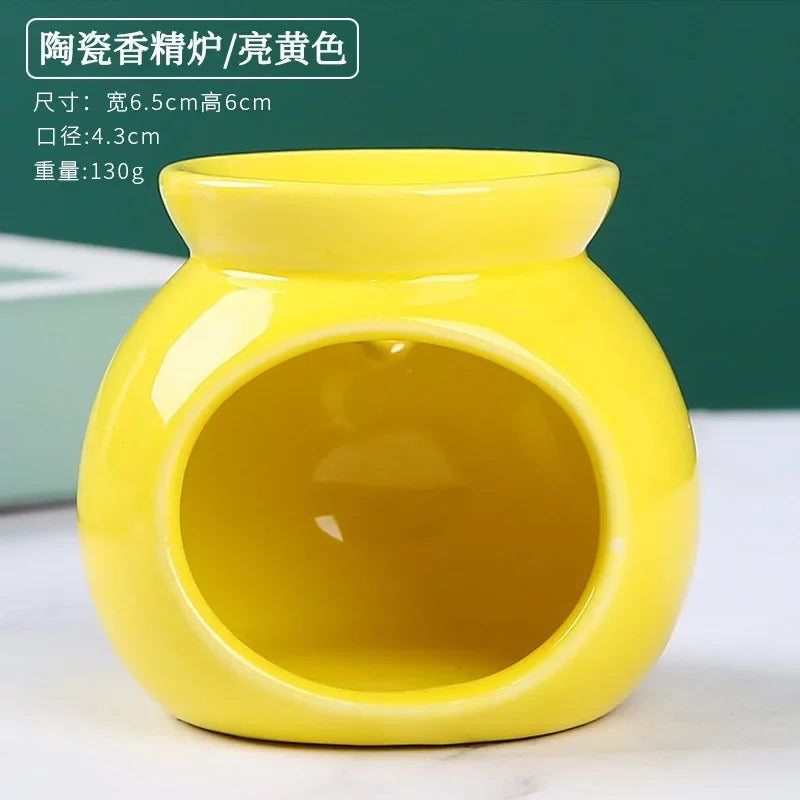 Essential Oil Burners Wax Melt Warmer Aromatherapies Aromas Diffuser Furnaces Ceramics Tealight Holder Decors Lootquake LLC