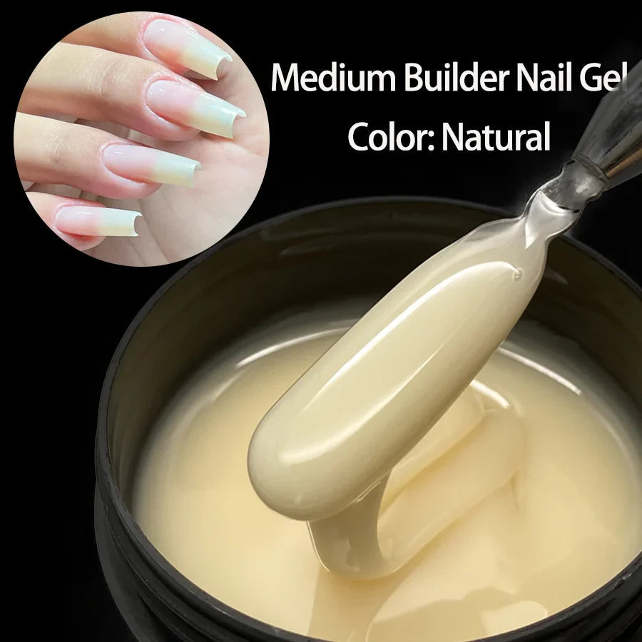Jillnails 100g Glitter Shimmer Milky Hard Gel Builder Nail for Nails ExtensionsRoyal Blue Pink  UV LED Camouflage  Selfleveling Lootquake LLC