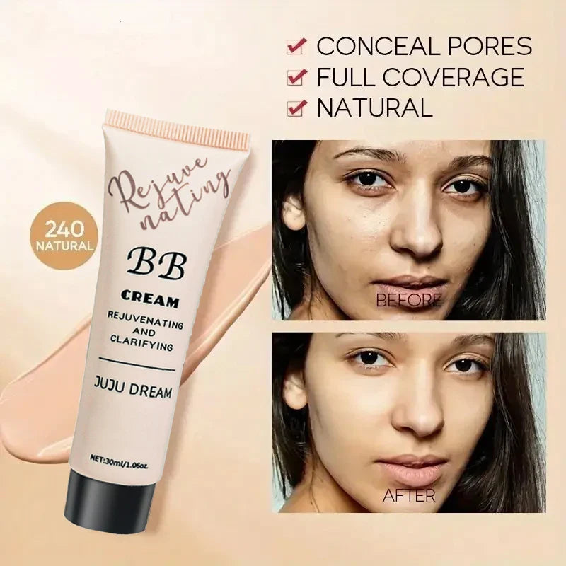 Natural Concealer BB cream, moisturizing & nourishing foundation, waterproof & long-lasting full coverage, suitable for all skin Lootquake LLC