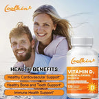 Vitamin D3 50000 IU - Immune Support, Promotes Muscle Health, Bones and Nervous System Health Lootquake LLC