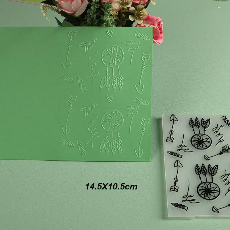 DUOFEN Crafts plastic embossing folder collection 2 paper embossing flower mold Christmas Birthday Easter day wedding Lootquake LLC