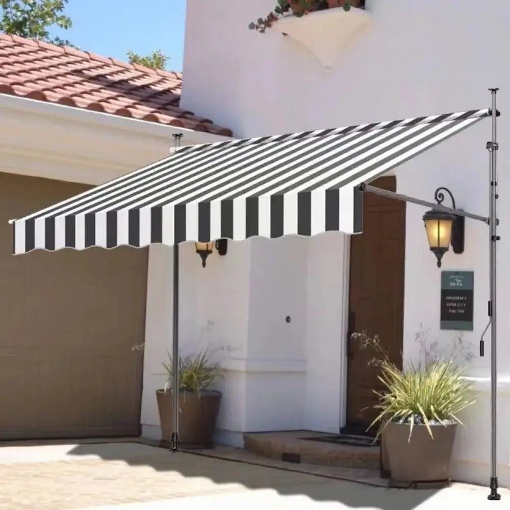 Awnings Rain and Snow Resistant UV Resistant Folding and Telescopic Canopy Tent Outdoor Garden Balcony Roof Courtyard Sunshade