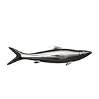 Stainless steel fish sculpture, outdoor lawn, pool, landscape decoration, mirror, crafts