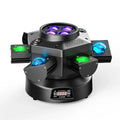 Yiflamefly 150W Moving Head DJ Lights 6 Arms Party Lights RGBW 4IN1 LED Stage Lighs DMX512 For Wedding Party Disco KTV Wedding Lootquake LLC