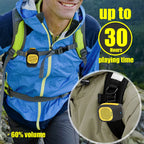 Wearable Bluetooth-Compatible5.3 Speaker with Strap Magnetic Clip-On Wireless Portable Speakers Small Speaker for Cycling/Hiking Lootquake LLC