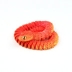 Snake Sculpture Articulated Snake Decor Articulated Animals Figurine with Movable Joints 3D Printed Model Home Desktop Ornament Lootquake LLC
