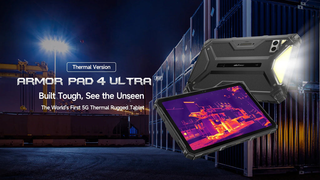 Ulefone Armor Pad 4 Ultra 5G Rugged Tablet  Thermal lmaging 10.36"2K Up to 16GB RAM 256GB ROM Android 14 11800mAh Lootquake LLC
