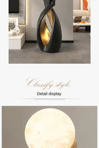 Home Decor Statue Abstract Art Ornaments Nordic Living Room Large Floor Luminous Sculpture Housewarming Gift Interior Figurines