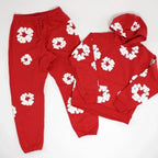 DENIM TEARS Foam Cotton Printed Hoodie Pi-Mart