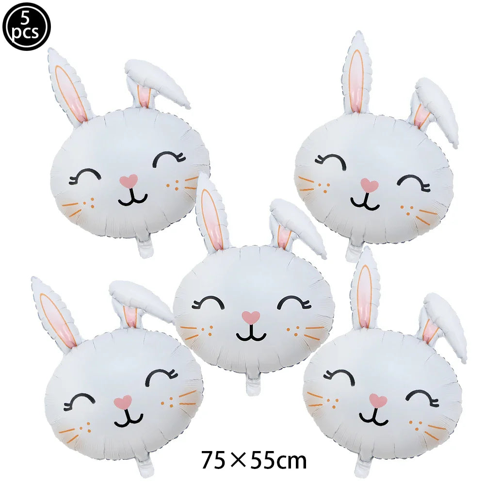 Easter Bunny Inflatables Balloon Decorations Standing Carrot Balloons Cute Carrot Rabbit Happy Easter Party Birthday Decorations Lootquake LLC