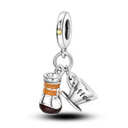 Coffee Cup Charms 925 Silver Beads For Woman Fit Original Bracelet Making Fashion Jewelry Lootquake LLC