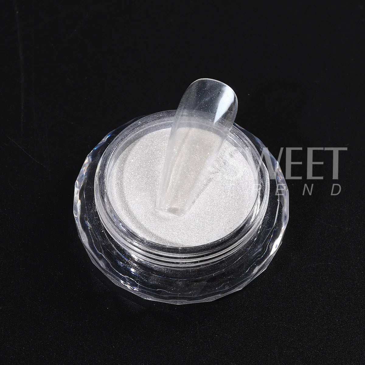 Water Glossy White Nail Chrome Powder Elegant Moonlight Fine Rubbing Dust DIY Charm Gentle Style Wedding Decor Manicure Pigment