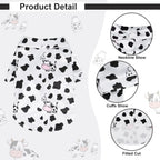 Animal Print Pajama Set - Cozy Loungewear for Women Fashioned Furbabies
