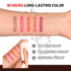 5Color Liquid Peel-off Lip Gloss Waterproof Long-lasting Matte Lipstick Non-stick Cup Makeup Moisturizing Lip Tattoo Pigment Lootquake LLC