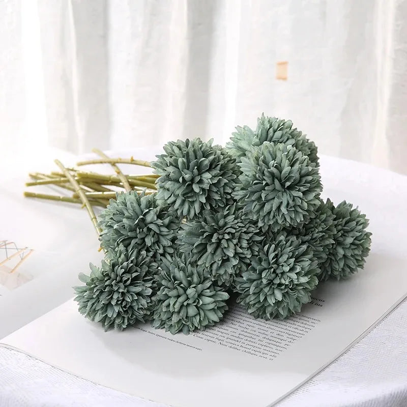 3/6Pc Hydrangea Artificial Flowers Bouquet Boho Home Bedroom Decor Wedding Decoration Craft Vases Flower Arrangement Accessories Lootquake LLC
