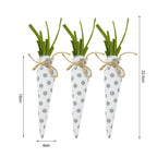 3/1pcs Nov Woven Easter Carrots Ornaments Hanging Pendant for Easter Home Decorations Supplies 2023 Kids Easter Favors Gifts Toy Lootquake LLC