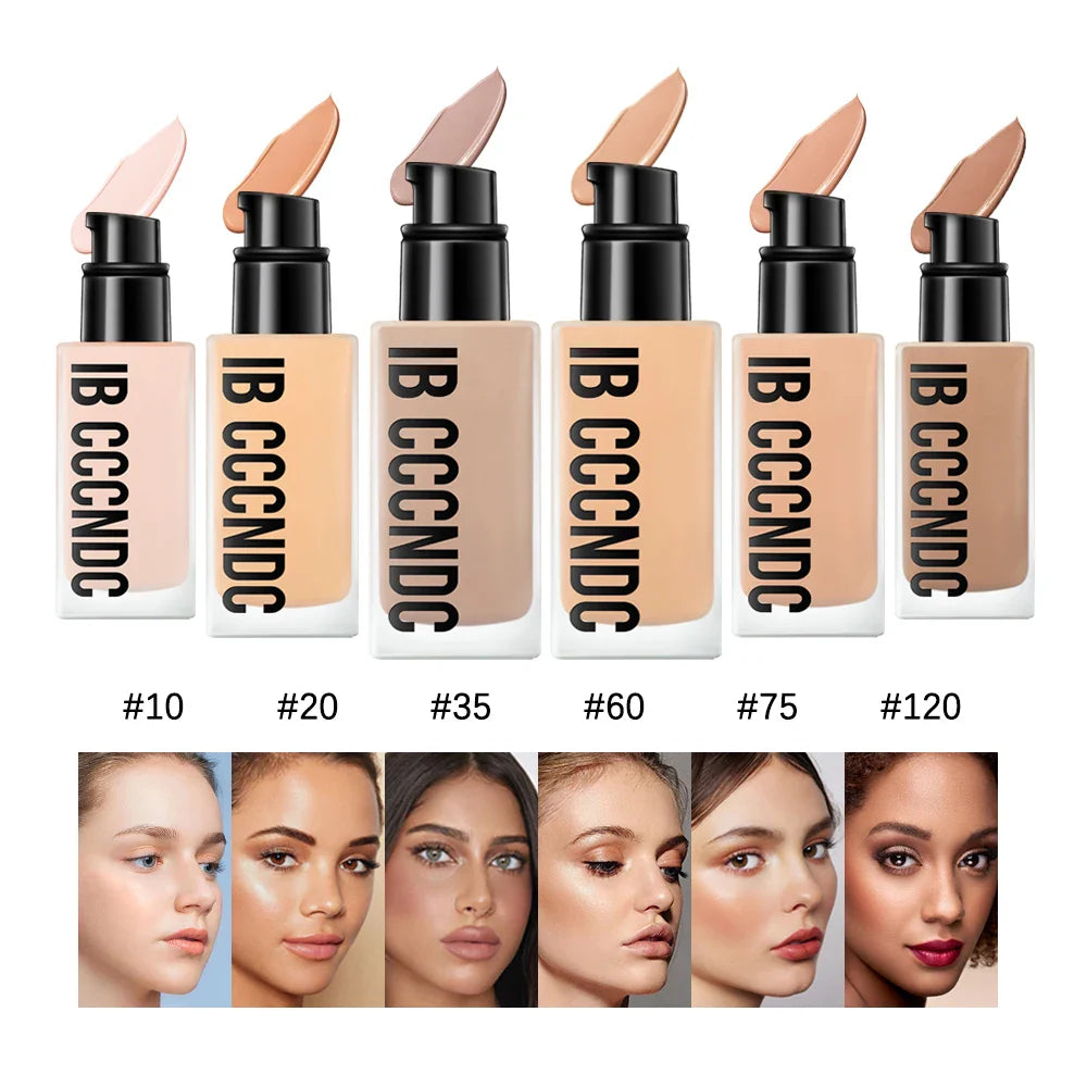 High Coverage Foundation Foundation Face Cream Cosmetic Foundations Makeup Waterproof Mist Korean Makeup Base Make Up Cc Bb Full Lootquake LLC