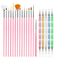 LINMANDA Nail Dotting Tools Nail Art Brushes Set Gel Polish Acrylic Nail Brus Nail Design Tools Nail Brushes for Nail Art Lootquake LLC
