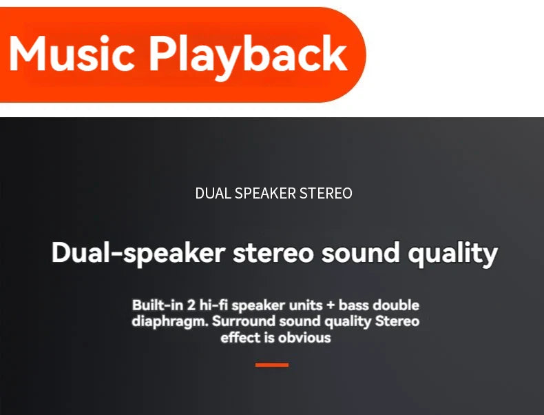 Portable Bluetooth Speaker with Wireless Charging Atmosphere Light Clock Alarm Function Double Speaker USB Charging Lootquake LLC