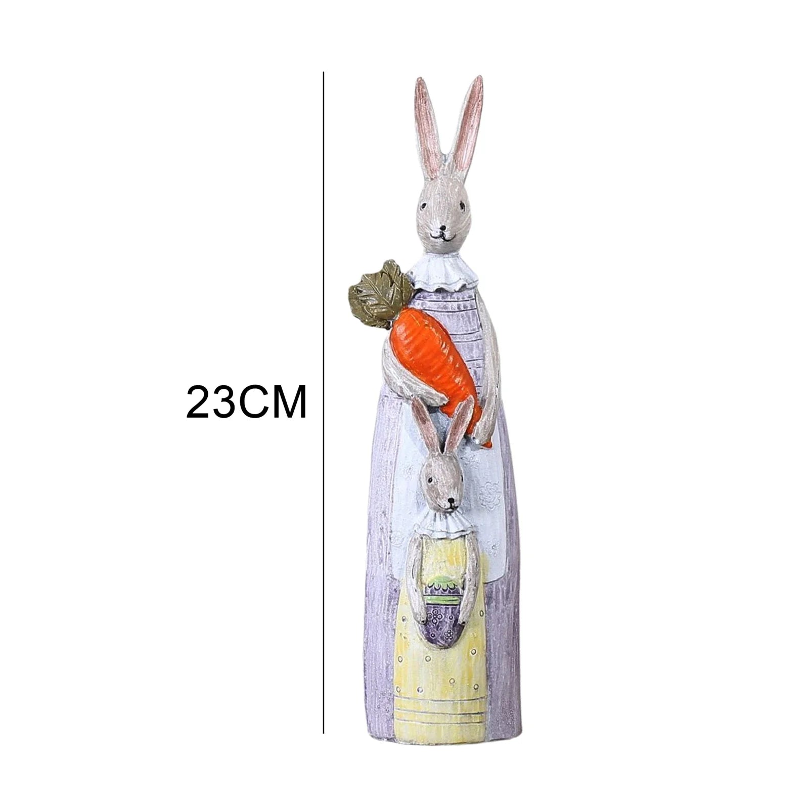 Cute Rabbit Statue Home Decor Bunny Easter Party Supplies Wedding Gift Craft Animal Bookshelf Bunny Sculpture Easter Decor