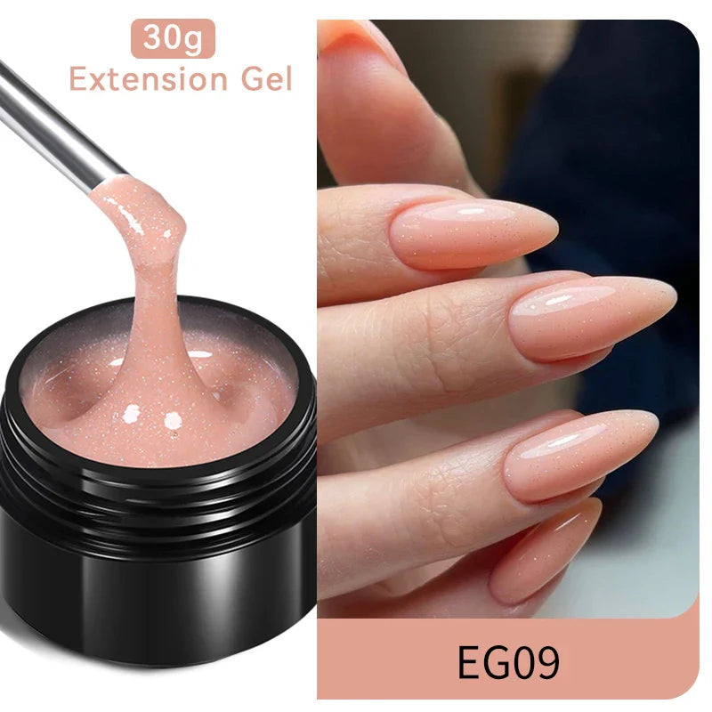 BORN PRETTY 60/30ml Hard Jelly Extension Nail Gel Polish French Nails Nude Pink White Clear Nail Supplies Gel for extension Lootquake LLC