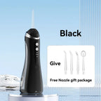 Electric oral irrigator 3 Cleaning Modes USB Rechargeable Waterproof IP65 Oral Irrigator 4 Nozzles Portable Dental Irrigators