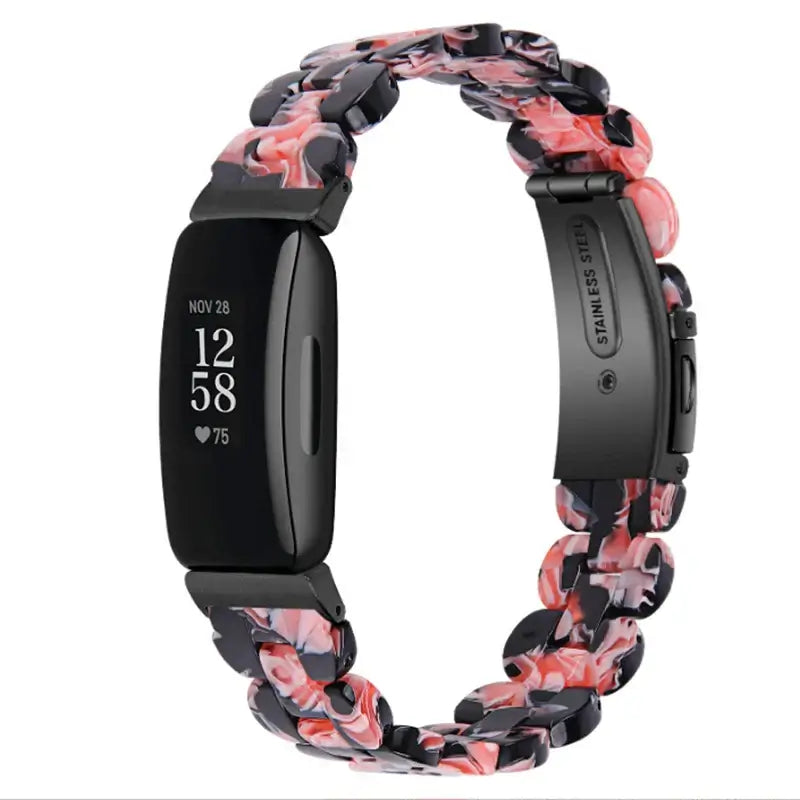 Fitbit Inspire 3, 2, 1, HR Resin Band - Durable, Lightweight - SJB-DIAMOND ELITES