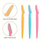 5/10/30 Pieces Set Of Eyebrow Trimmer, Eyebrow Trimmer, Long Handle Trimmer, Eyebrow Trimmer, Beauty Tool, Used For Shaping And Trimming Eyebrows, Exfoliating And Exfoliating Tools, Razors, Precision Exfoliating Tool Eyebrow Trimmer, Facial And Neck