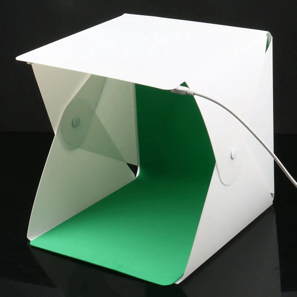 Portable Photobox Softbox Light Folding Box For Photo Studio Photography Double Led Cubes To Take Photos Products Shooting Tent