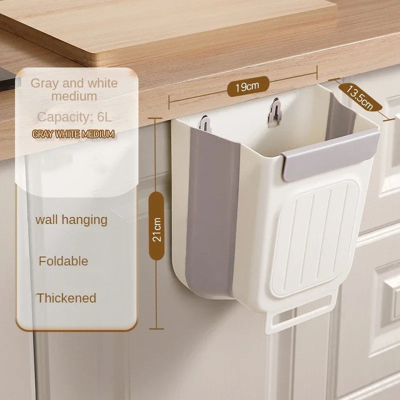 Kitchen Wastebasket Garbage Can Recycle Bin Save Space Automatic Sensor Trash Can Food Waste Durable Thicken Organizer Backpack