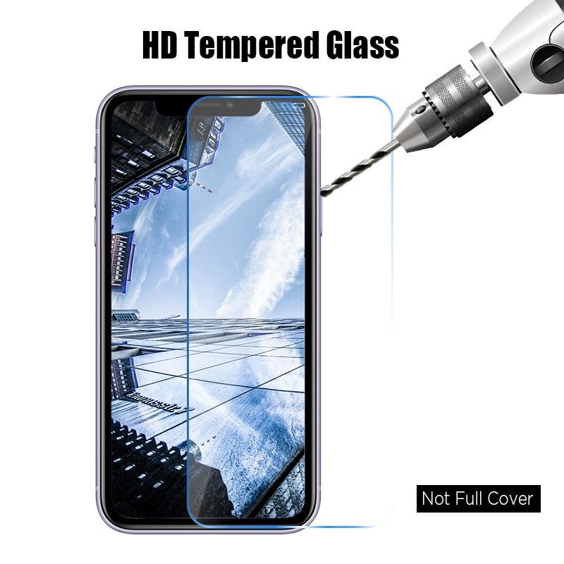 3PCS Tempered Glass for iphone 14 12 13 11 pro max XS XR Screen Protector for iPhone 11 12 13 mini SE 14 7 8 6 6s plus glass Full Coverage Matte Tempered Glass Screen Protector For iPhone Stevvex
