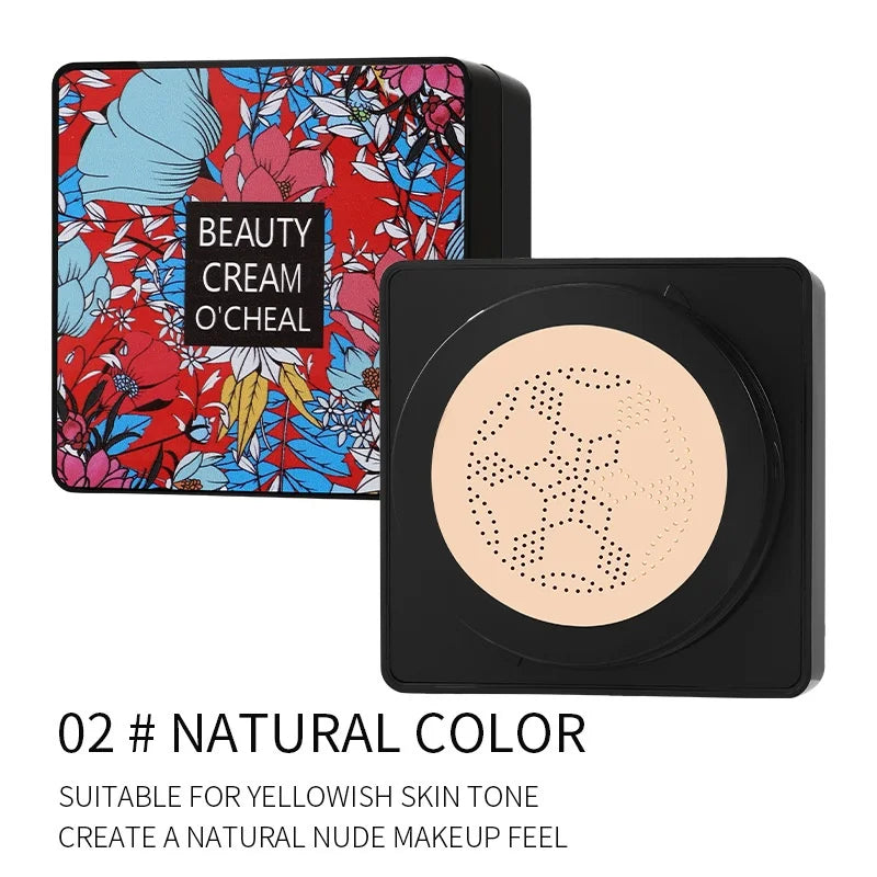 Lightweight Air Cushion Foundation CC Cream Natural Moisturizing Concealer Even Skin Tone Long Lasting Contour Makeup Cosmetics