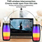 Portable Wireless Bluetooth Speaker 1500MAH RGB LED Light Outdoor Subwoofer Stereo Loudspeaker Household High Volume Shocking Lootquake LLC
