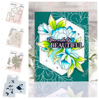 February 2025 New pink Floral Field Metal Cutting Dies Stamp Stencil Hot Foil Set DIY fresh Scrapbook Card Handmade Embossing Lootquake LLC