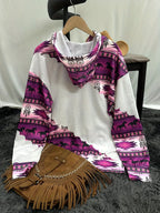 Women's Ethnic Style Retro Print Hoodie THRIXINE